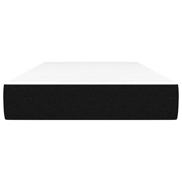 vidaXL Matelas à ressorts ensachés pour enfants noir 80x160 cm tissu