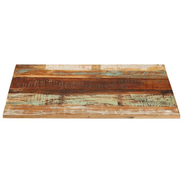 vidaXL Dessus de table rectangulaire 70x80 cm 15-16 mm Bois r&eacute;cup&eacute;r&eacute;