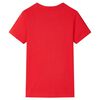 T-shirt pour enfants rouge 128