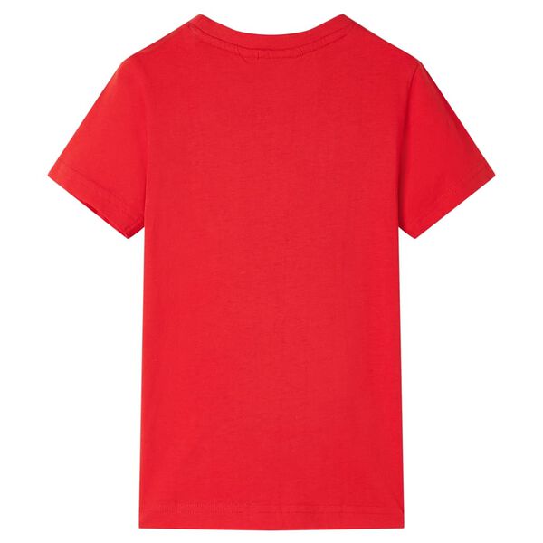 T-shirt pour enfants rouge 128