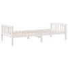 vidaXL Lit pour enfants sans matelas blanc 90x190cm bois de pin massif