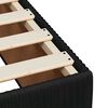 vidaXL Cadre de lit sans matelas noir 80x200 cm velours