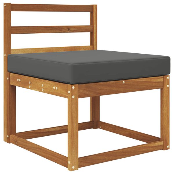 vidaXL Coussin de canap&eacute; d'ext&eacute;rieur Anthracite 60 x 60 x 8 cm