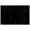 vidaXL Plaque de cuisson à induction 4 brûleurs Verre 77 cm 7000 W