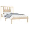 vidaXL Cadre de lit sans matelas bois massif 100x200 cm