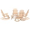 vidaXL Ensemble de salon de jardin 5 pcs bois massif d'&eacute;pic&eacute;a
