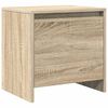 vidaXL Table de chevet ch&ecirc;ne sonoma 45x34x44,5 cm bois d'ing&eacute;nierie
