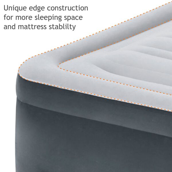 Intex Lit gonflable Dura-Beam Deluxe Comfort Plush Reine 152x203x46 cm