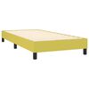 vidaXL Sommier &agrave; lattes de lit avec matelas Vert 90x190 cm Tissu