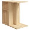 vidaXL Table d'appoint Ch&ecirc;ne sonoma 50x30x50 cm Bois d&rsquo;ing&eacute;nierie