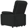 vidaXL Fauteuil Noir Tissu