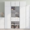 vidaXL Armoire de rangement blanc 70x42,5x225 cm bois d'ing&eacute;nierie