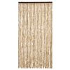 vidaXL Rideau anti-mouches beige 100x230 cm chenille