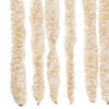 vidaXL Rideau anti-mouches beige et blanc 90x200 cm chenille