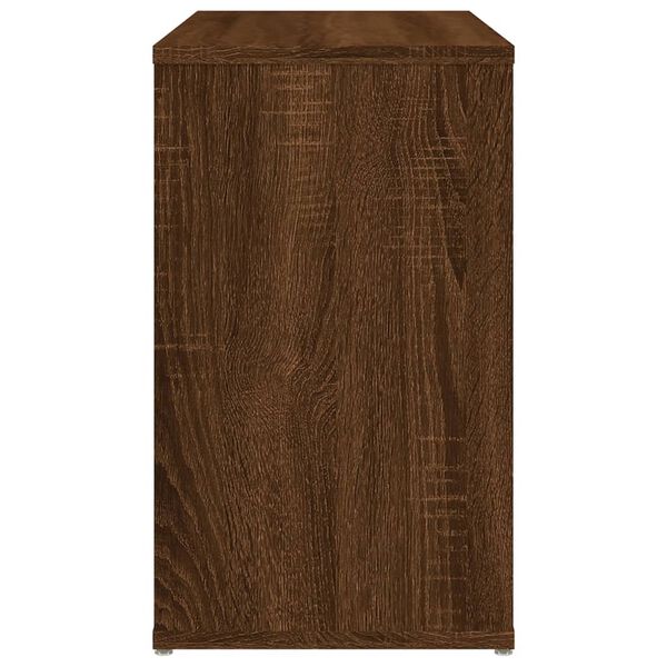 vidaXL Armoire latérale Chêne marron 60x30x50 cm Bois d'ingénierie