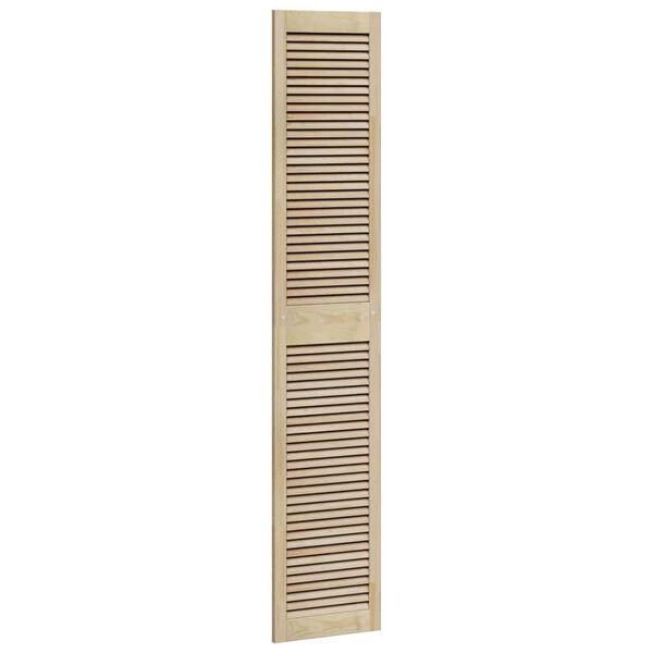 vidaXL Porte de Cabinet Naturel 201 x 2,1 x 39,5 cm Bois de pin massif