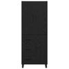 vidaXL Haut Armoire avec tiroir 2 pcs Ch&ecirc;ne noir 69,5 x 34 x 180 cm