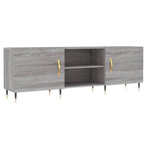 vidaXL Meuble TV sonoma gris 150x30x50 cm bois d'ingénierie