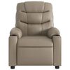 vidaXL Fauteuil inclinable Cappuccino Similicuir
