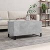 vidaXL Table basse Gris béton 90x44,5x45 cm Bois d'ingénierie