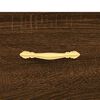 vidaXL Table basse chêne marron 102x50x40 cm bois d'ingénierie