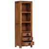 vidaXL Buffet avec 3 tiroirs 40x30x130 cm Bois massif de manguier