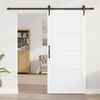 vidaXL Porte coulissante ORKDAL Blanc 93 x 202 cm Bois de pin massif
