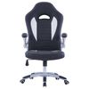 vidaXL Chaise de jeu Noir Similicuir