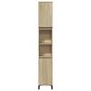 vidaXL Armoire salle de bain ch&ecirc;ne sonoma 30x30x190 cm