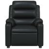 vidaXL Fauteuil de massage inclinable Noir Similicuir
