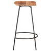 vidaXL Tabourets de bar lot de 2 bois d'acacia solide
