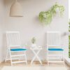 vidaXL Coussins de chaise de jardin lot de 2 bleu 50x50x4 cm