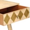 vidaXL Table console 89x44x75 cm Bois de manguier massif