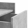 vidaXL Table de chevet gris b&eacute;ton 45x50x65 cm bois d'ing&eacute;nierie