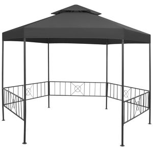 vidaXL Belv&eacute;d&egrave;re de jardin 323x275x265 cm Anthracite