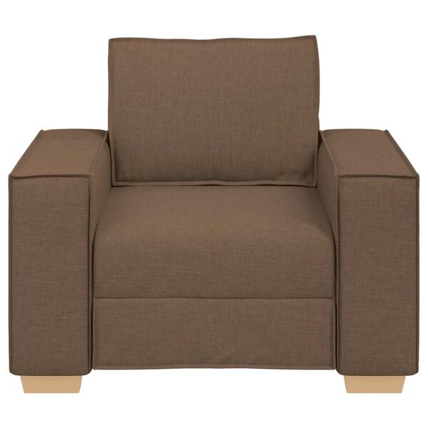 vidaXL Canap&eacute; Fauteuil Marron 100x78x84 cm Tissu