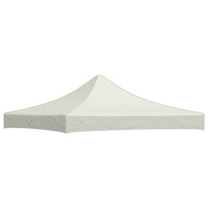 vidaXL Toit de tente de r&eacute;ception 3 x 3 m Cr&egrave;me