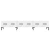 vidaXL Meuble TV blanc 150x36x30 cm bois d'ingénierie