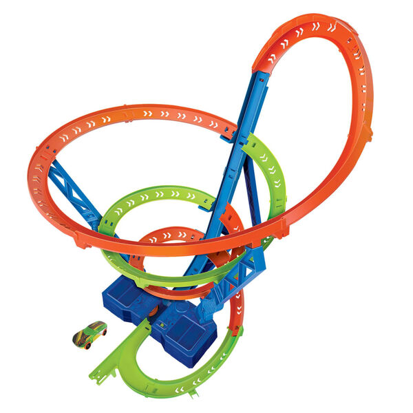 Hot Wheels Ensemble de jeu Crash hyper-rapide Action