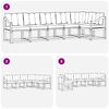 vidaXL Ensemble de canap&eacute;s d'ext&eacute;rieur 6 pcs Naturel et Beige