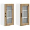 vidaXL Armoire de cuisine Kalmar 2 pcs Ch&ecirc;ne artisanal 40 x 31 x 80 cm
