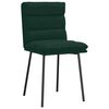 vidaXL Chaises &agrave; manger lot de 6 vert fonc&eacute; velours