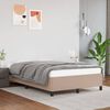 vidaXL Cadre de lit sans matelas cappuccino 120x200 cm similicuir