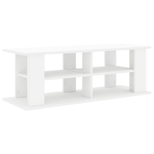 vidaXL Support de t&eacute;l&eacute;vision Blanc 96 x 35 x 33,5 cm