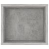vidaXL Meuble TV suspendu Gris béton 100x30x26,5 cm Bois d’ingénierie