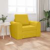 vidaXL Canap&eacute;-Lit Jaune 98 x 71 x 83 cm Velours