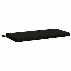 vidaXL Coussin de banc SOEST 100 % polyester Noir 60 x 40 x 5 cm