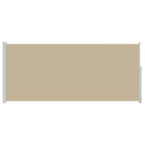 vidaXL Store lat&eacute;ral r&eacute;tractable 220 x 500 cm 100% polyester fer acier