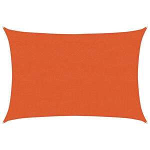 vidaXL Voile d'ombrage 160 g/m&sup2; Orange 4x6 m PEHD