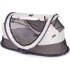 DERYAN Lit d'enfant escamotable Peuter Luxe &agrave; moustiquaire Cr&egrave;me